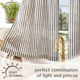 Jinchan natural linen texture adds cozy, refined charm to any room