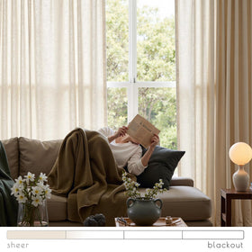 Jinchan semi-sheer curtain softly diffuses light for cozy interiors