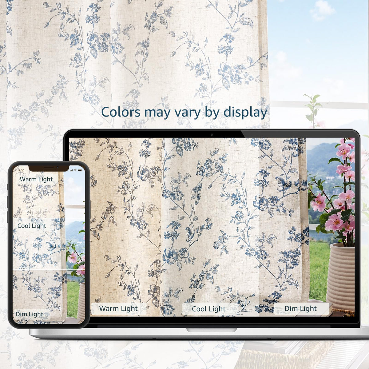 Jinchan soft, breathable drapes balance privacy with daylight in bathrooms and kitchens.