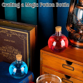 Jinei clear decorative bottles ideal for gifts and wedding favors.