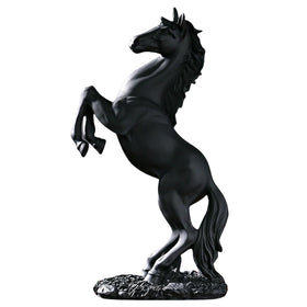 JINGTIANCD standing horse resin statue on desk adds refined focal point.