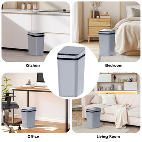 jinligogo versatile multiroom trash bin: ideal for bedroom, office, or living areas