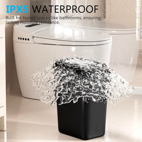 jinligogo trash can IPX5 waterproof ABS material for moisture resistance