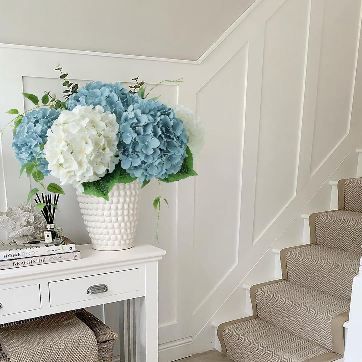 JINWOE cream hydrangea indoor decor to brighten rooms