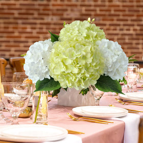 JINWOE green hydrangea flowers wedding decor for timeless elegance