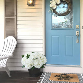 JINWOE silk hydrangea blooms for outdoor porch displays