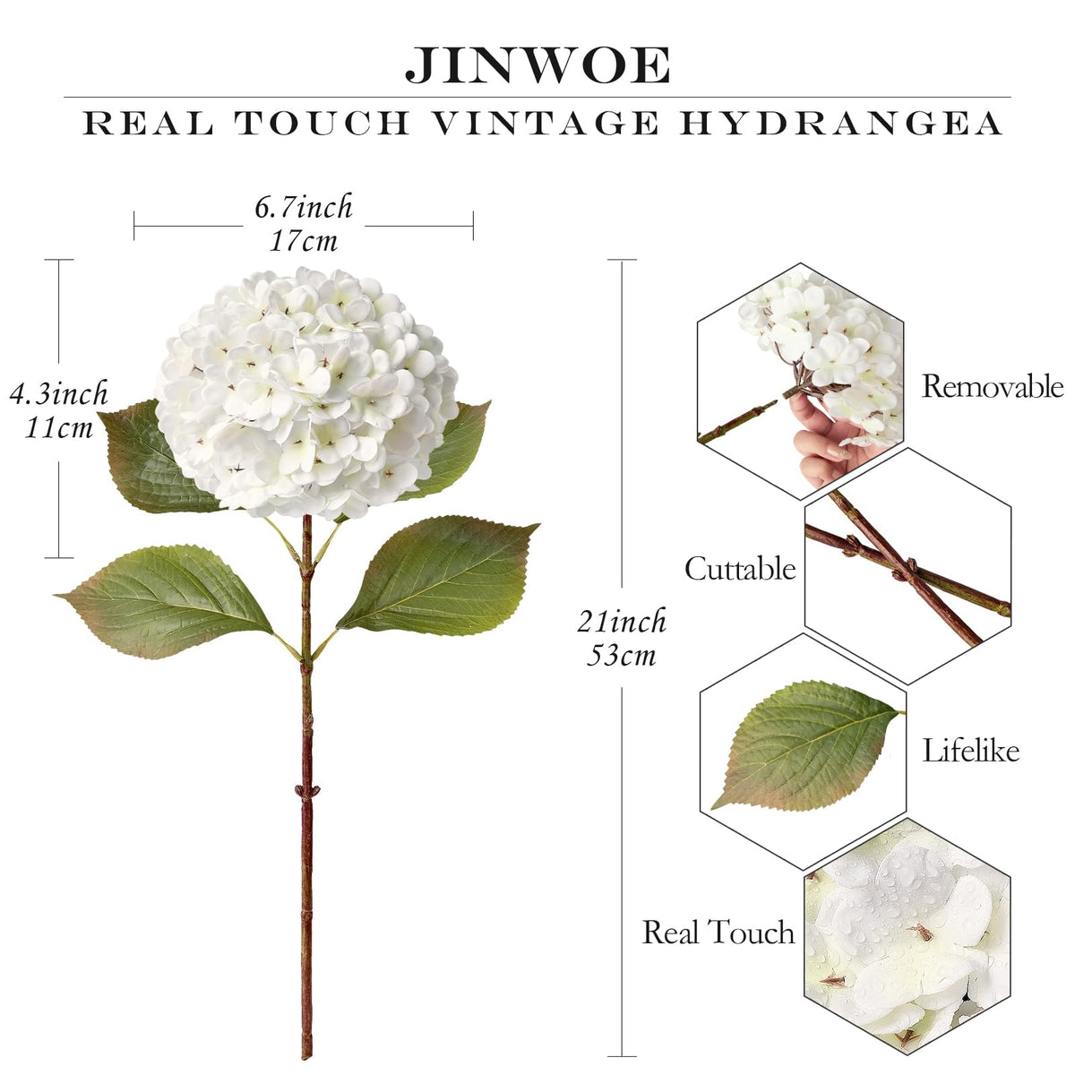 JINWOE real touch petals deliver lifelike texture for upscale venues.