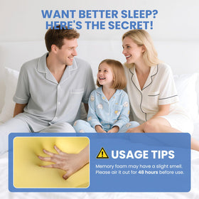 JINXIA memory foam pillow care guide helps preserve performance.