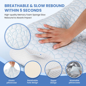 JINXIA detachable pillowcase is easy to wash for daily freshness.