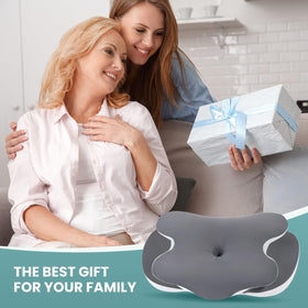 Odorless memory foam and breathable cover maintain a clean feel.