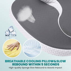Breathable silk cover keeps you cool and fresh while you sleep.