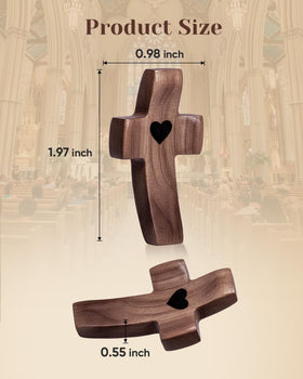 JIUKONG Cross Prayer Companion: handheld design doubles as a reminder for devotion.