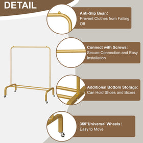 JIUYOTREE ideal for home, studio, or storefront clothing displays