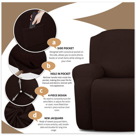 JIVINER premium jacquard stretch fabric close-up highlighting soft durability