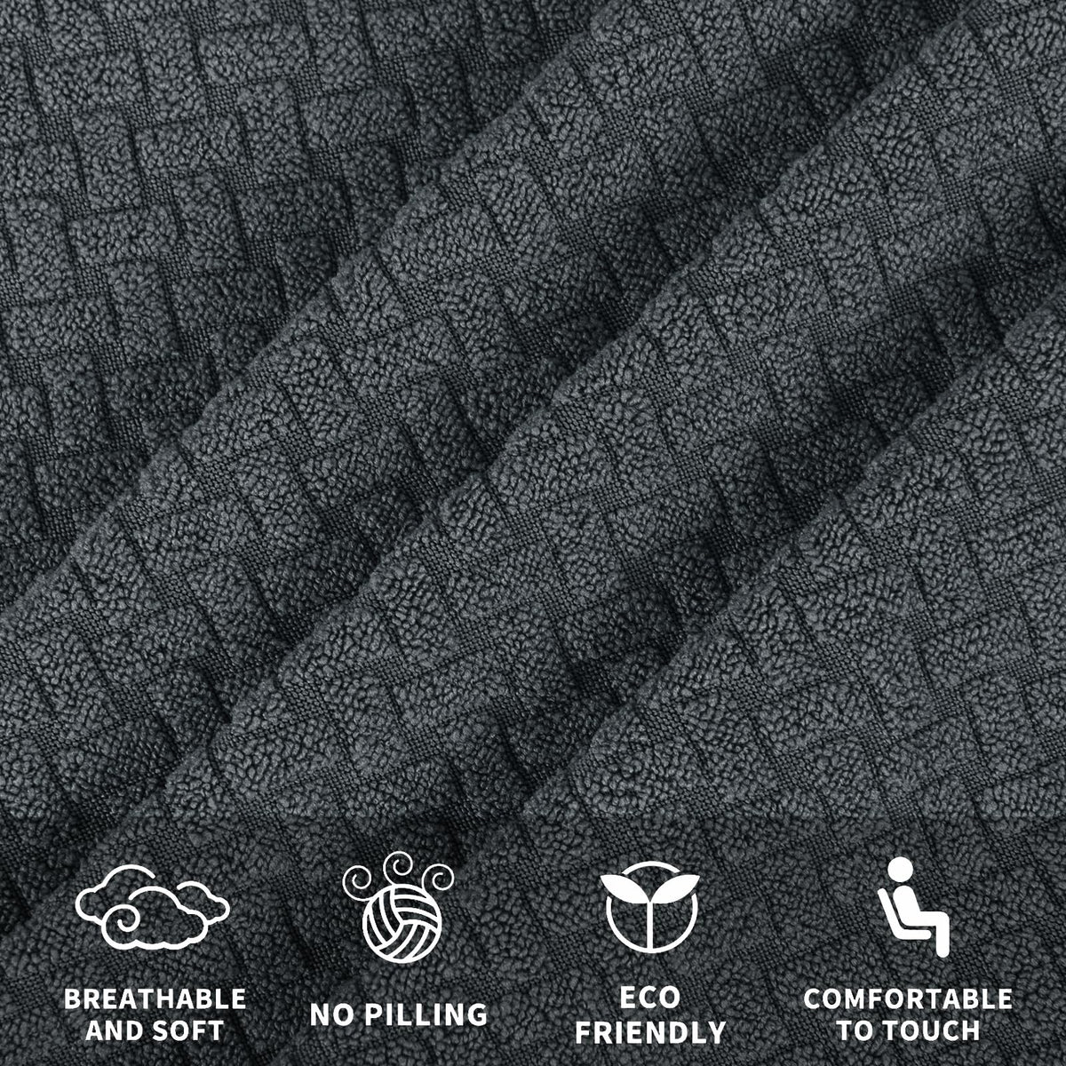 JIVINER backrest slipcover protects upholstery and refreshes the chair appearance.