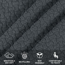 JIVINER backrest slipcover protects upholstery and refreshes the chair appearance.