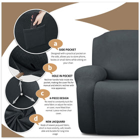 JIVINER cover for footrest keeps the footrest clean while staying flexible.