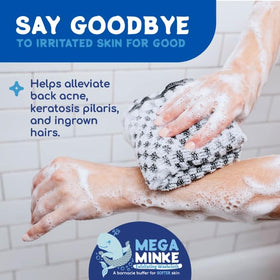 JJ KENT Mega Minke bath accessory enabling full-body cleansing routine.