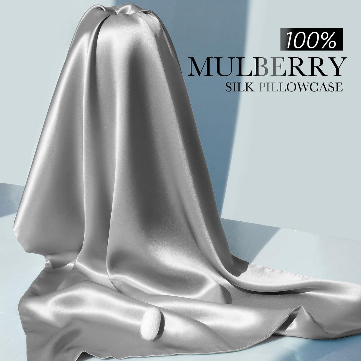 JJIMOO silk pillowcase 22 momme signals premium smoothness and durability.