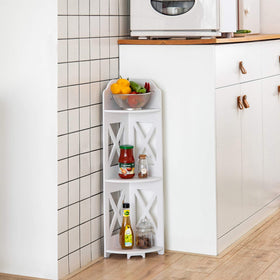 JJINXIAMU easy-assembly bathroom shelf simplifies setup.