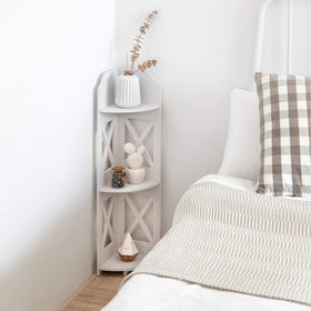 JJINXIAMU toilet-paper storage stand keeps essentials within reach.