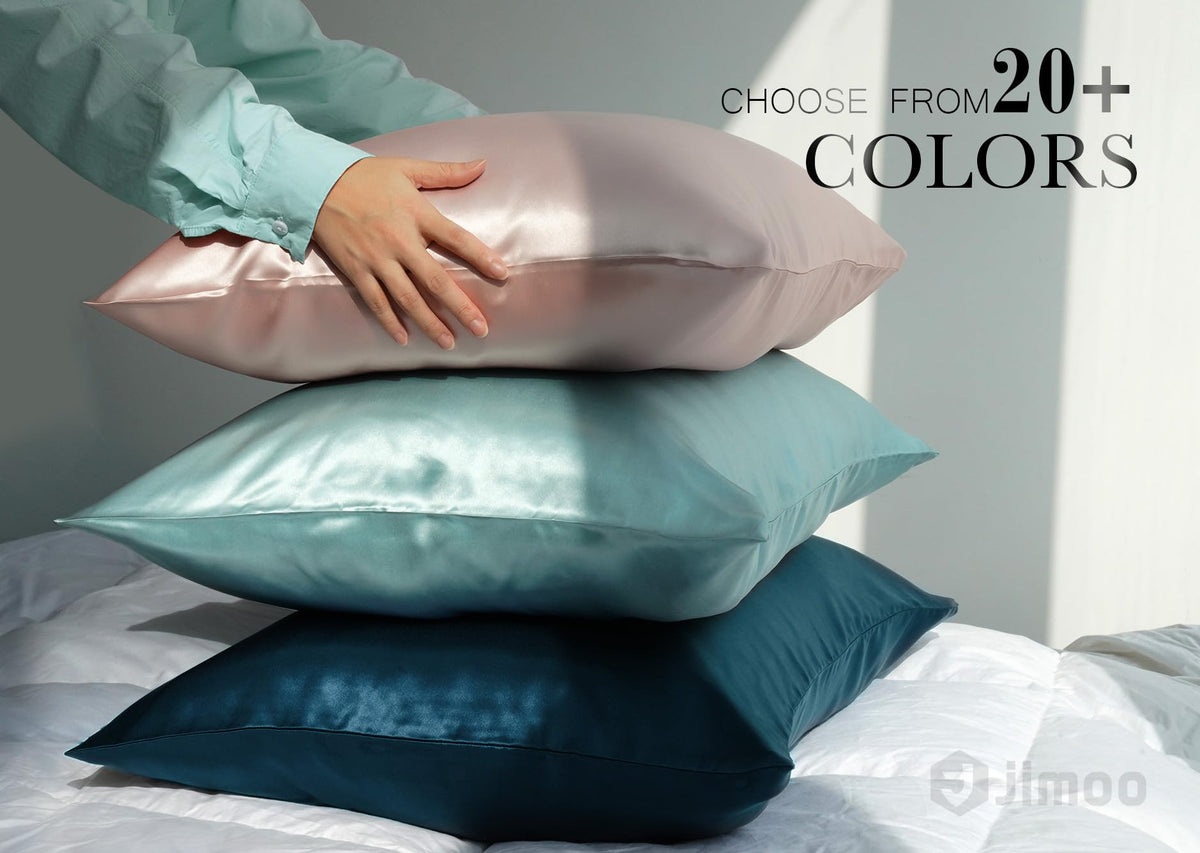 JJMOO packaging for premium silk pillowcase