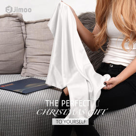 JJMOO king-size pillowcase on bed fits standard pillow