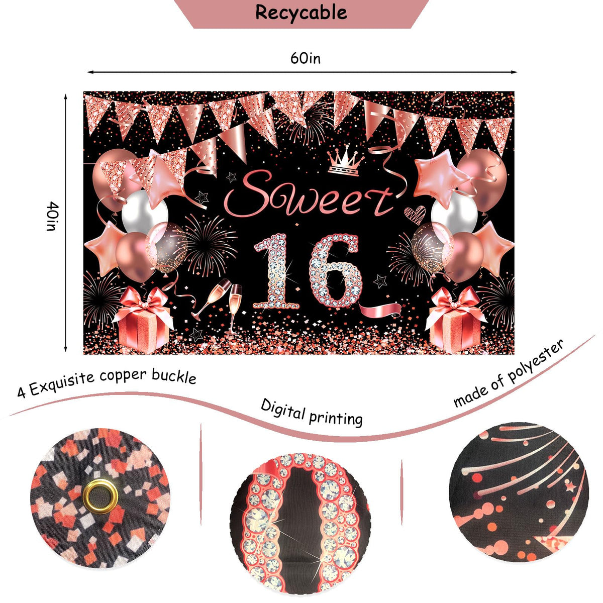 JKIYT rose gold latex balloons elevate the party decor