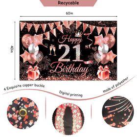 JKIYT rose gold paper pom poms for festive decor