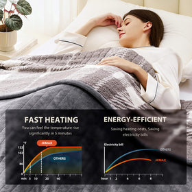 JKMAX easy controller shows 10 heat levels and 5 time settings