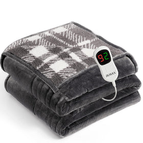 JKMAX heated blanket full-size front view for all-over warmth and cozy comfort