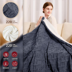 JKMAX blanket placed on bed ideal for chilly evenings