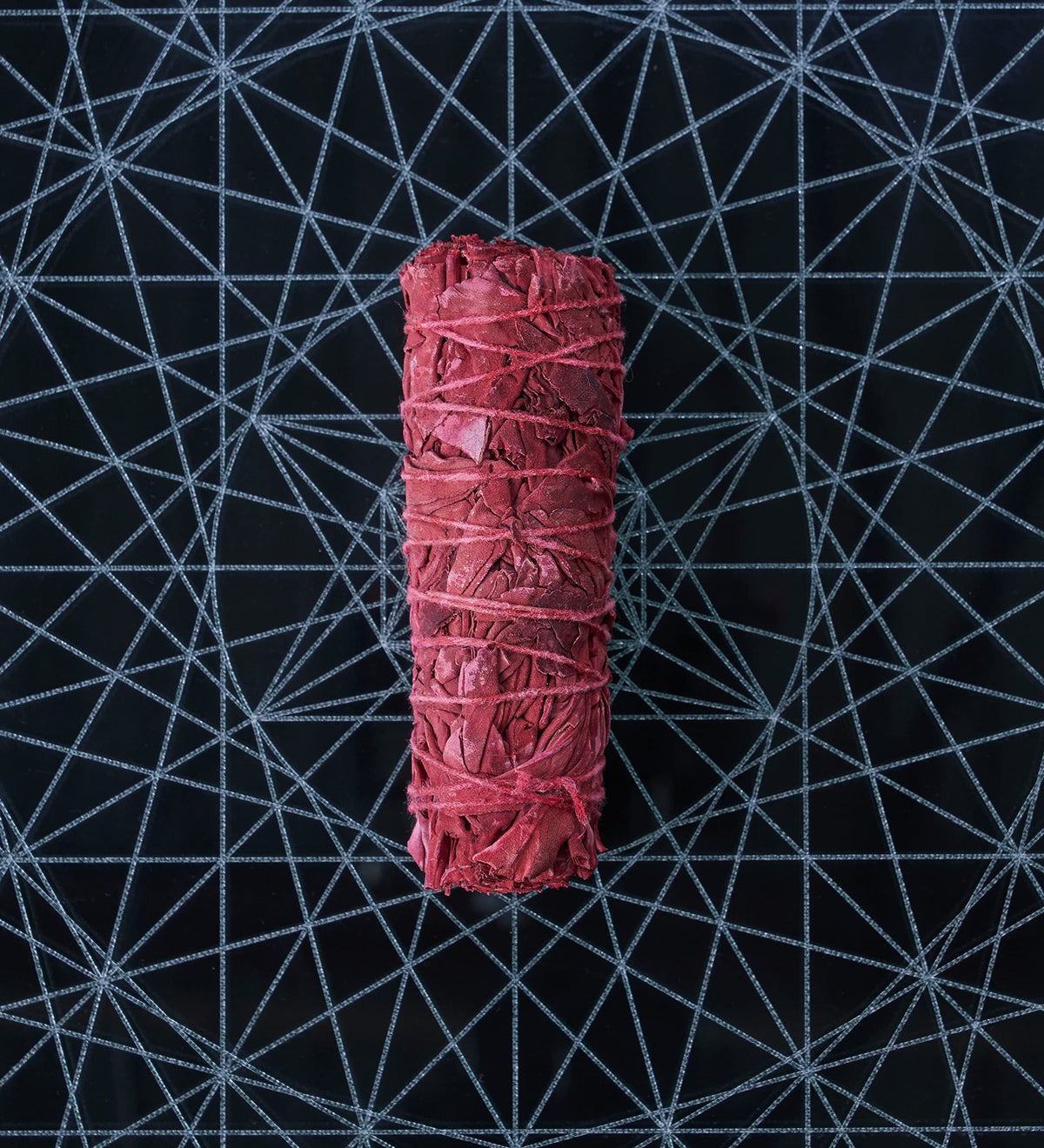 Resin detail of Dragon's Blood Sage highlighting fragrant aroma for ritual ambience.