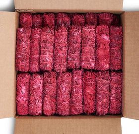 JL Local Dragon's Blood Sage smudge bundle 4-inch for cleansing and renewing energy.