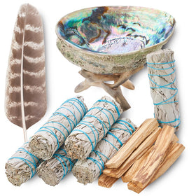 JL Local sage-smudge-kit-contents for cleansing rituals and mindful space clearing.
