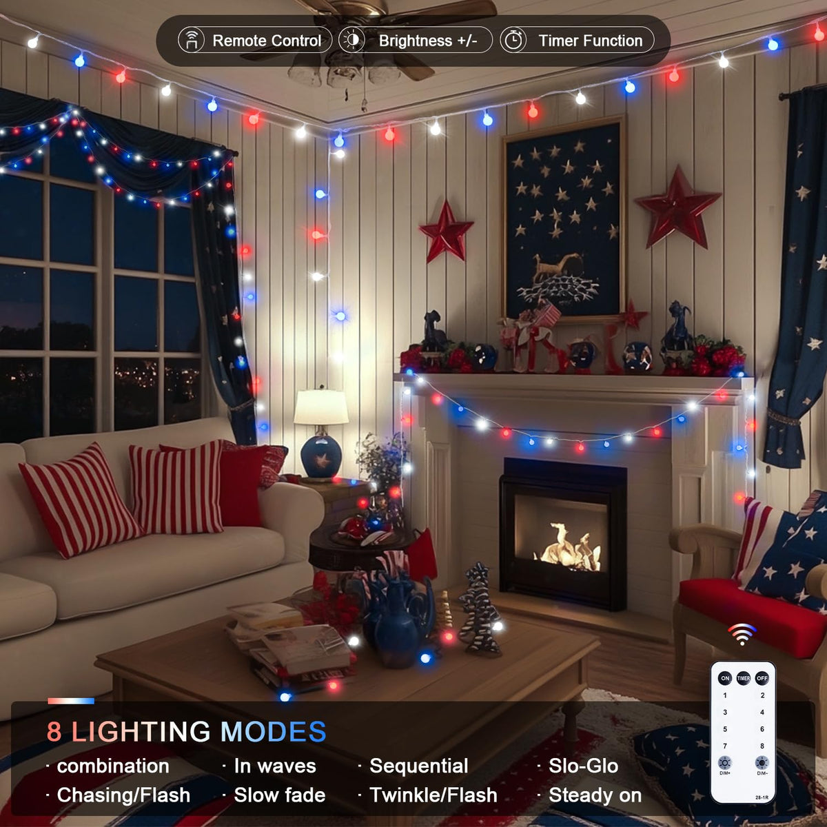 JMEXSUSS 100 LED globe bulbs for bright party illumination