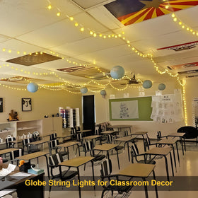 JMEXSUSS connectable globe lights expand decor possibilities for large areas.