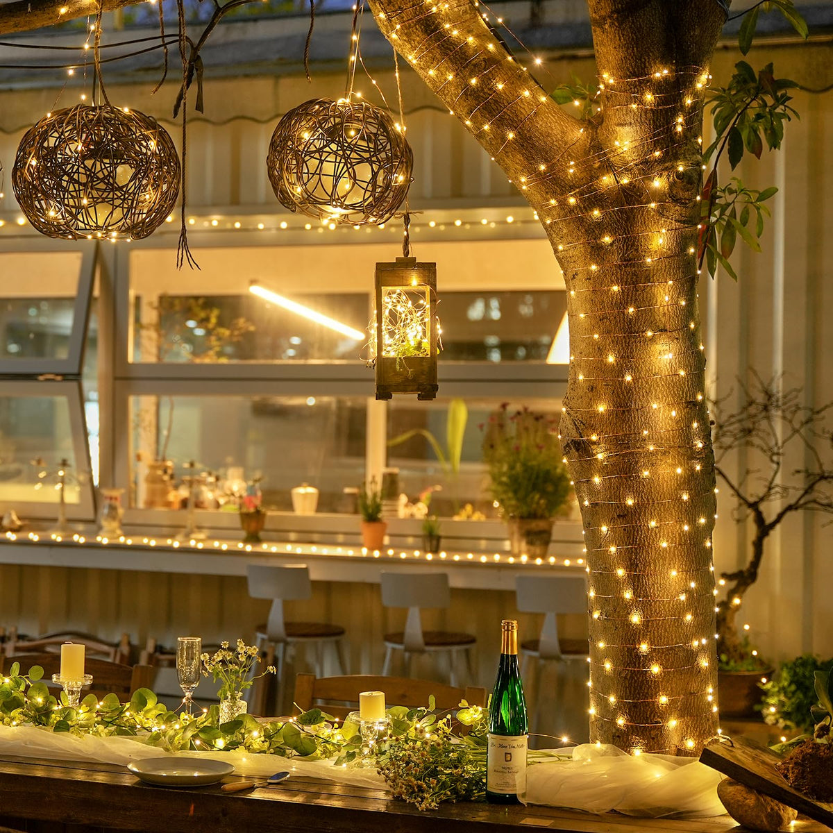 JMEXSUSS fairy lights with 66 ft copper wire provide versatile decorating options.