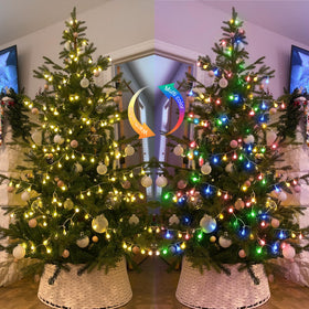 JMEXSUSS Globe Lights connectable up to 33ft for larger displays.