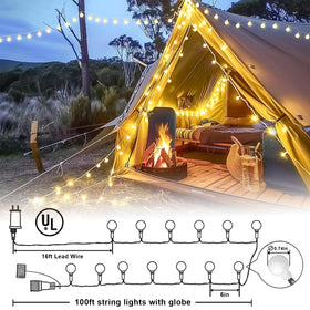 JMEXSUSS indoor/outdoor globe lights enhance dorms and cafes with soft charm.