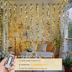 JMEXSUSS IP44 water-resistant light string suitable for balcony and patio use