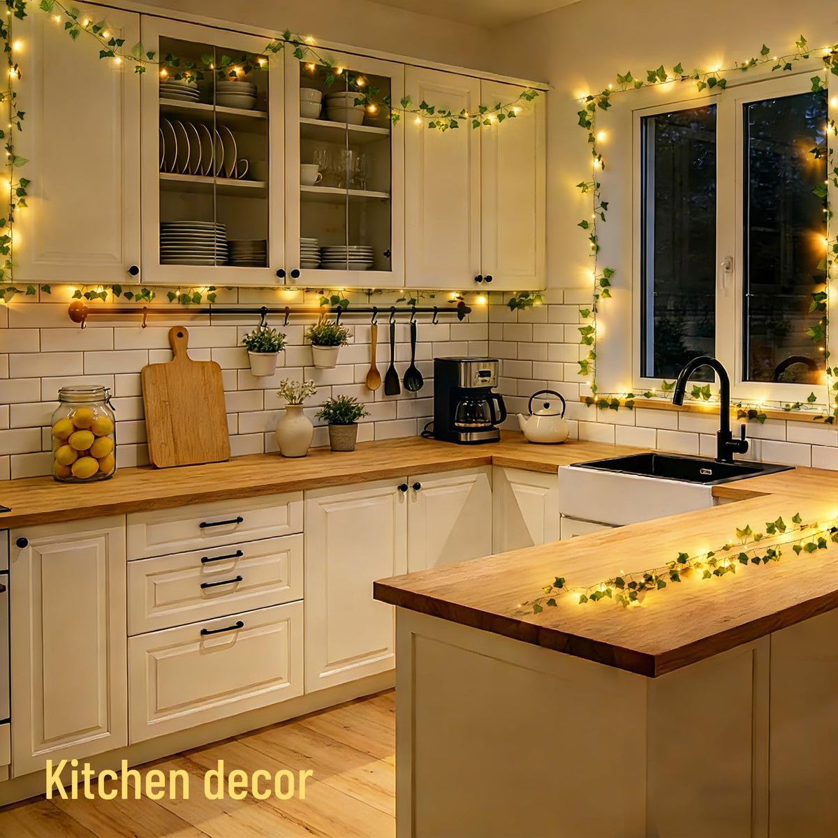 JMEXSUSs IP44 waterproof vine lights are suitable for indoor decor near windows.