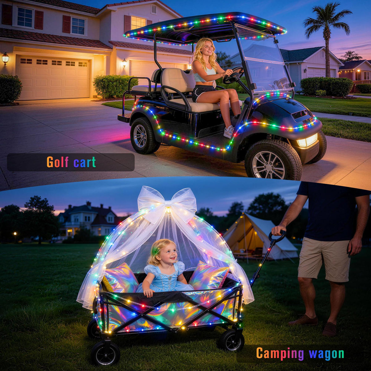 JMEXSUSS wrap-around tree and garden lighting for ambiance