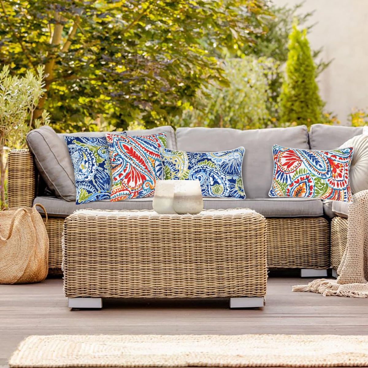 JMGBird pillow features reinforced stitching for lasting outdoor use.