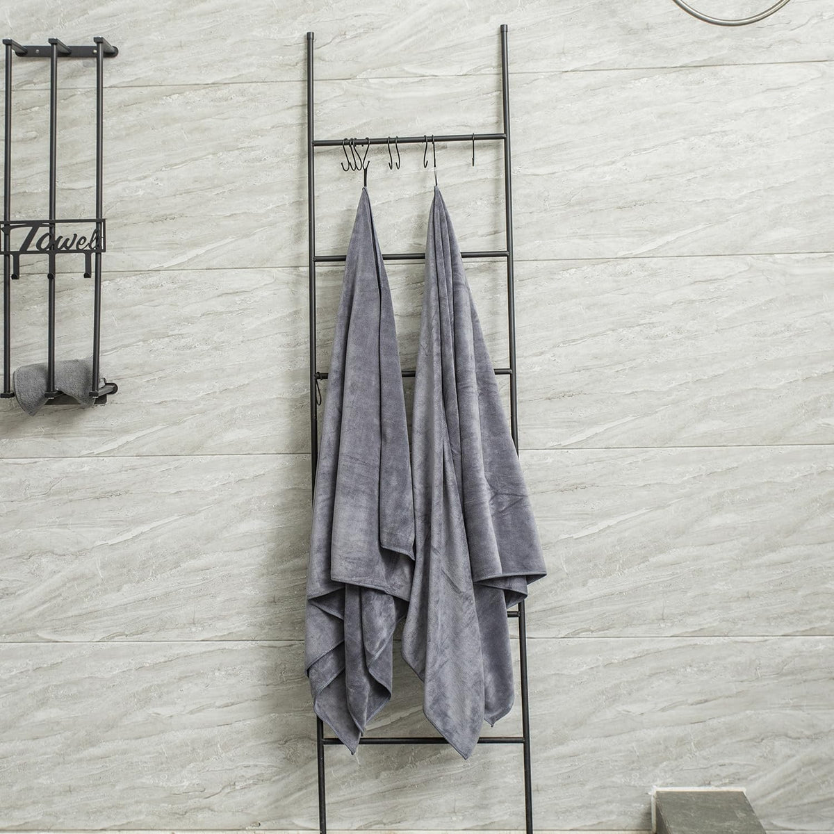 JML durable hanging loop for easy drying and storage.