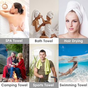 JML no-fade color finish keeps towel looking new.
