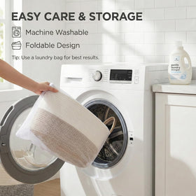 JMvicyroam machine washable basket stays fresh between uses.