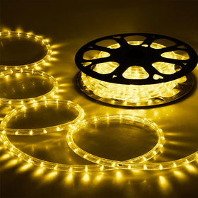 Jnaurb flexible tube rope light used to shape garden edges with soft glow.
