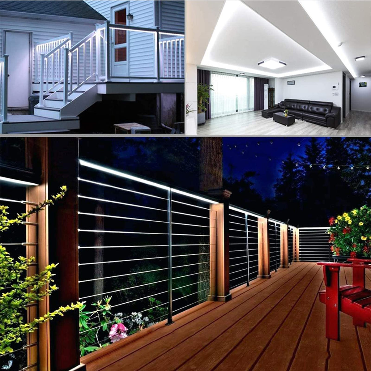 Jnaurb rope lights show timer and memory features for ease