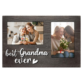 JNDJE 3D words frame displays grandma and grandkids photos on wall or desk